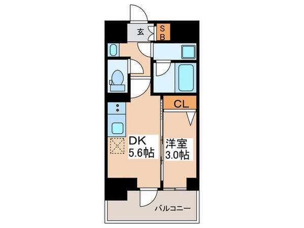 コスモグラシア蔵前の物件間取画像